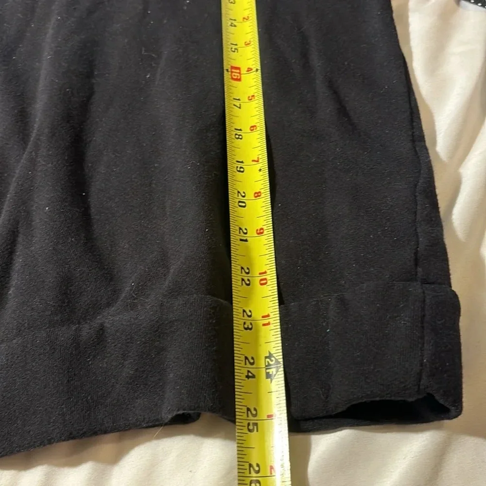 INC Womens Embellished-Sleeve Black Sweatshirt - Picture 6 of 12